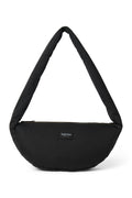 Mini skulderveske Black Puffy polyester 39x11x20 cm forfra