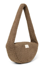 Mini skulderveske Teddy Brown polyester bakside