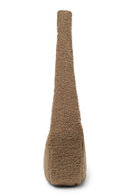 Detalj av glidelås på Mini skulderveske Teddy Brown polyester