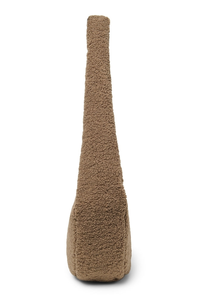 Detalj av glidelås på Mini skulderveske Teddy Brown polyester