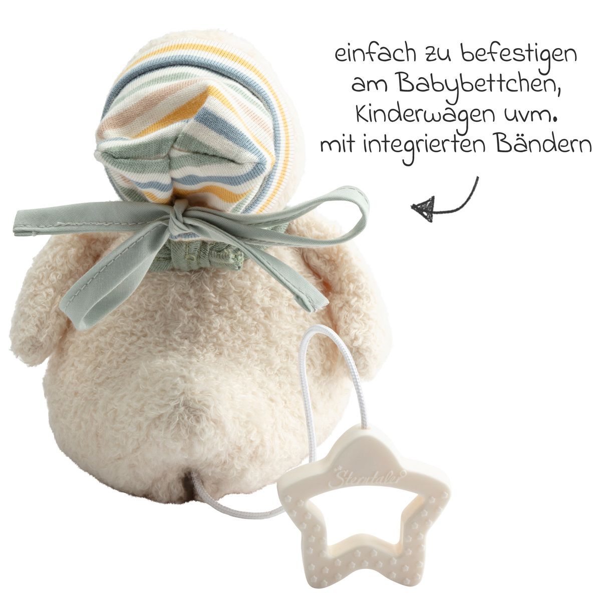 Mini-spilledåse and Edda 19 cm fra fødselen - Sterntaler bakside