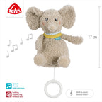 Nærbilde av Mini spilledåse elefant Erik