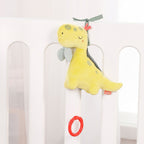 Detalj av Mini spilledåse Happy Dino 16 cm cord og musselin