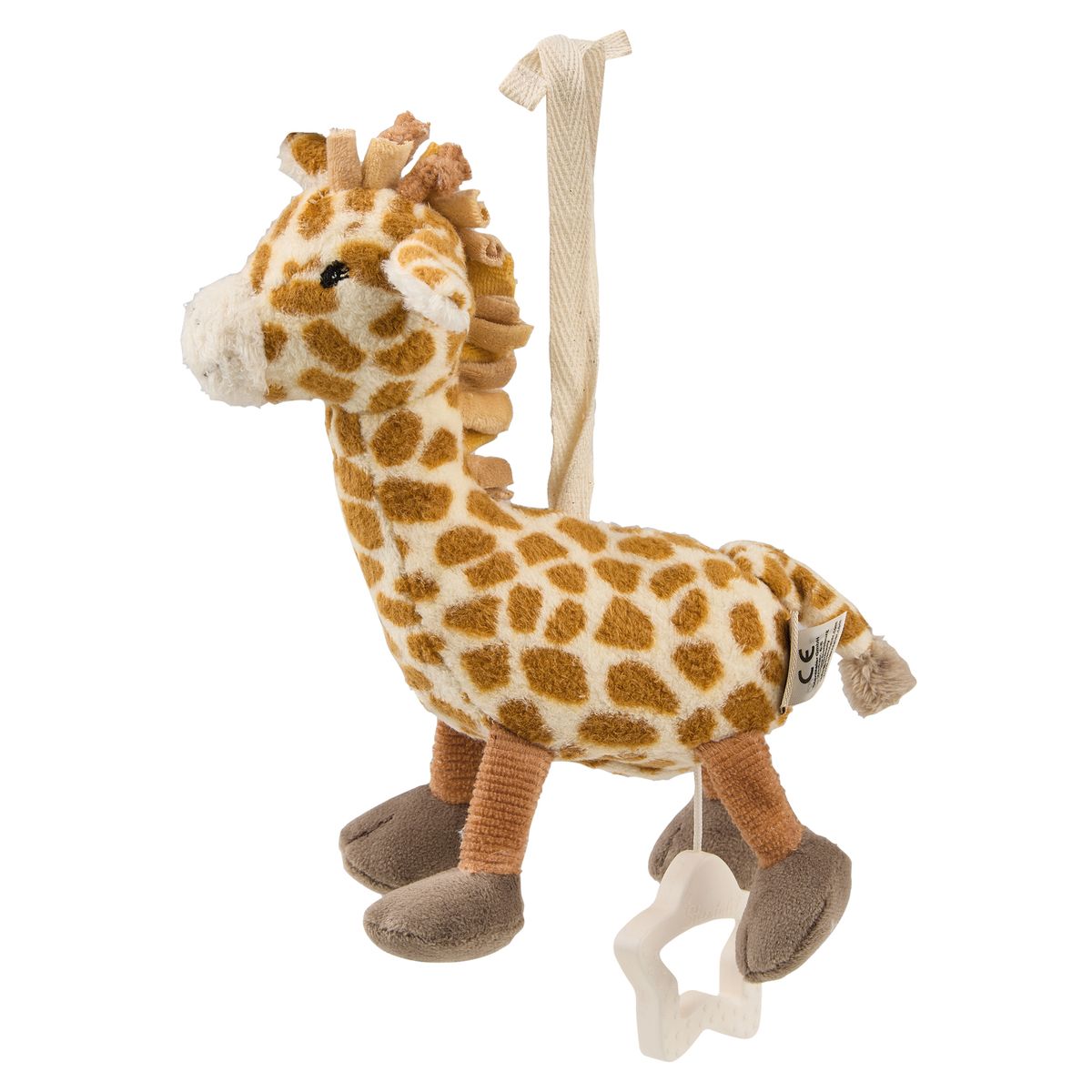 Mini spilledåse kosedyr 20 cm giraff Kaya - Sterntaler forfra