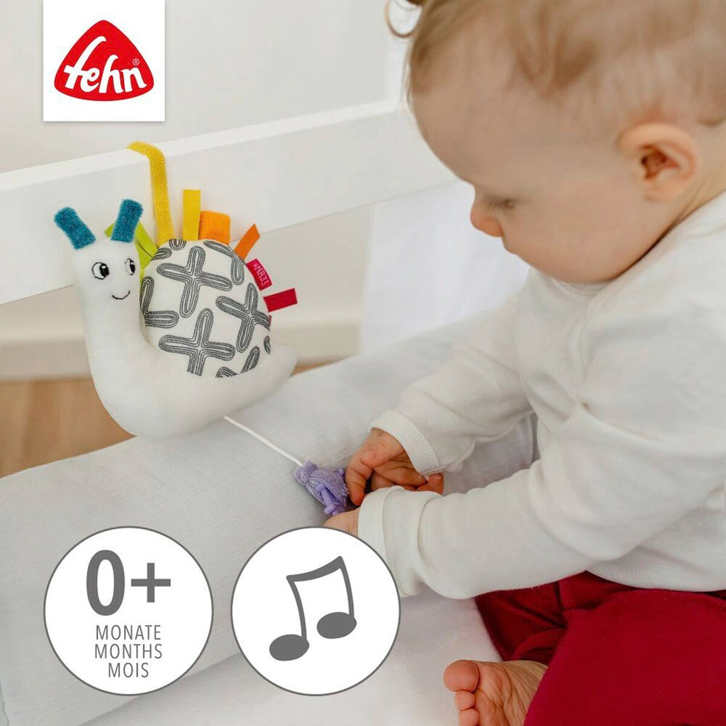 Detalj av Mini spilledåse snegle 14 cm fra fødsel