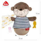 Mini tumlefigur oter Theo med bjelle montert