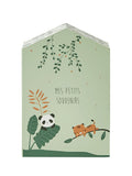 Minneboks for baby Pandafreunde 31x21x9 cm papp forfra
