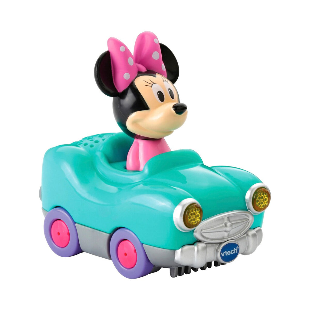 Nærbilde av Minnie Mouse handlelekesett med bevegelige deler