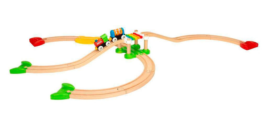 Mitt første togbane startsett med bro og tunnel - BRIO bakside