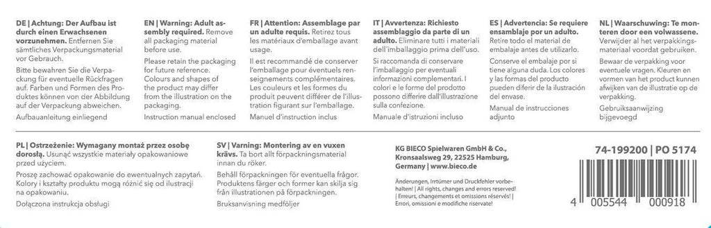 Møbelgruppe for barn i tre fra 9 mnd til 9 år hvit - Bieco