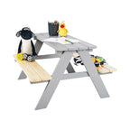 Møbelgruppe for barn Nicki 90x79x50 cm i massiv furu forfra