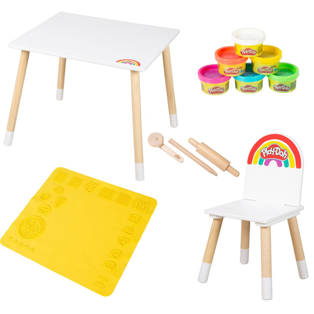 Møbelgruppe for barn Play-Doh 12-delers sett fra 3 år forfra
