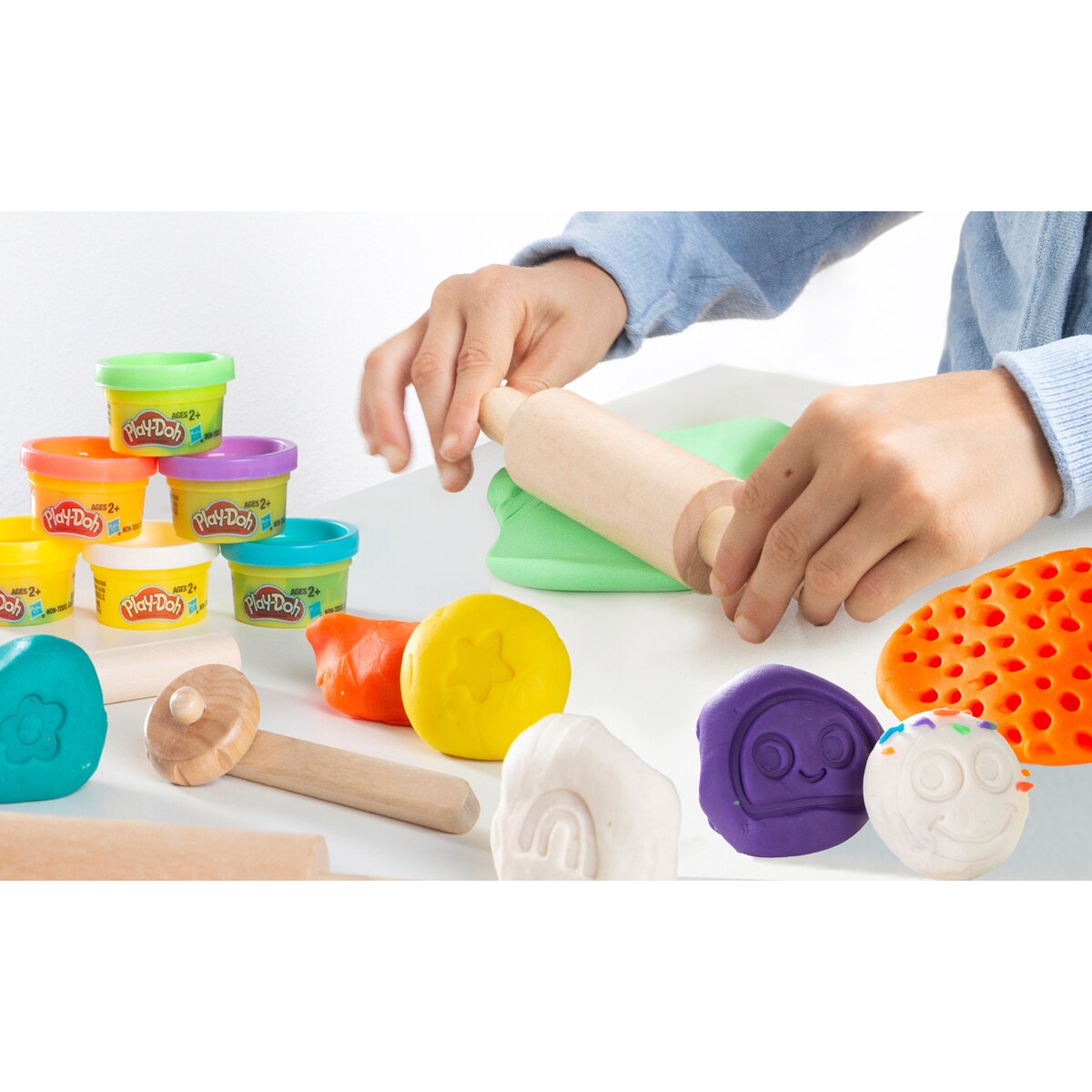 Sammenstilling av Møbelgruppe for barn Play-Doh 12-delers sett fra 3 år