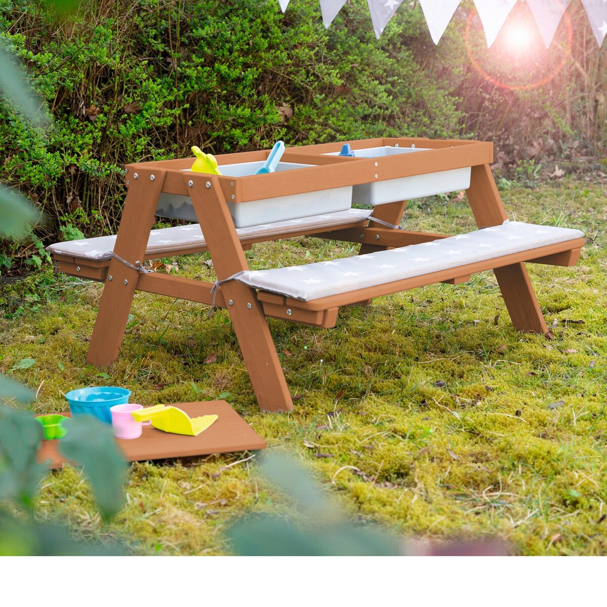 Møbelgruppe for barn Play for 4 Outdoor Deluxe 89x86 cm - roba