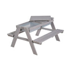 Bakside av Møbelgruppe for barn Play for 4 Outdoor Deluxe 89x86 cm