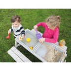 Montert Møbelgruppe for barn Play for 4 Outdoor Deluxe 89x86 cm i bruk