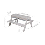 Møbelgruppe for barn Play for 4 Outdoor Deluxe 89x86 cm - roba