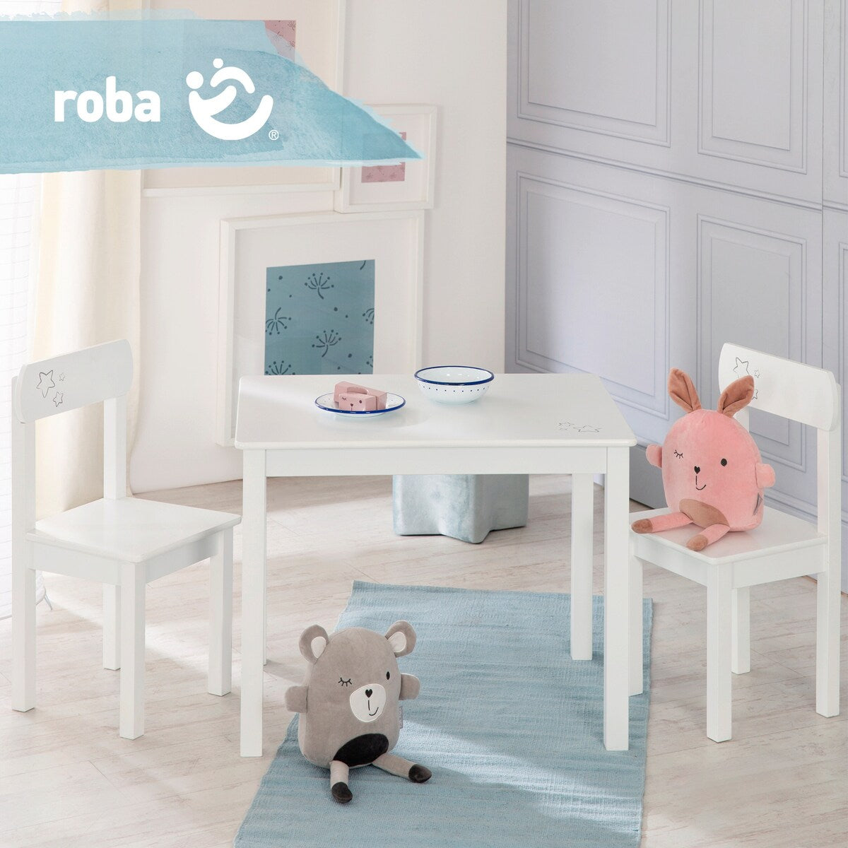 Møbelgruppe for barn Little Stars MDF 2-10 år - roba
