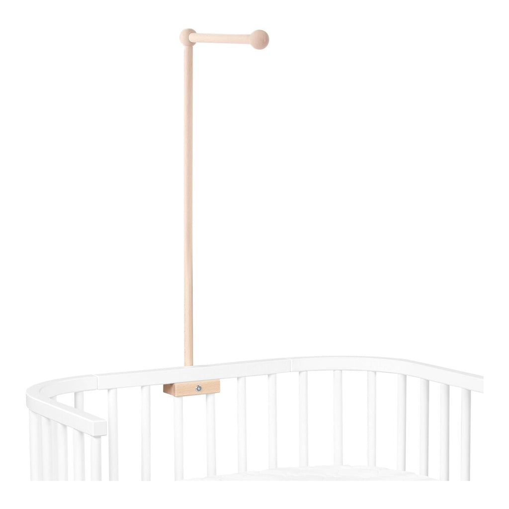 Mobileholder for alle babybay-modeller med rundstaver bakside