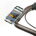 Mobilholder til barnevogn med 360° rotasjon, silikonfeste forfra