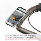 Mobilholder til barnevogn med 360° rotasjon, silikonfeste bakside
