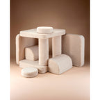 Modulær barnesofa Teddy 9 deler 132x78x46 cm med puter