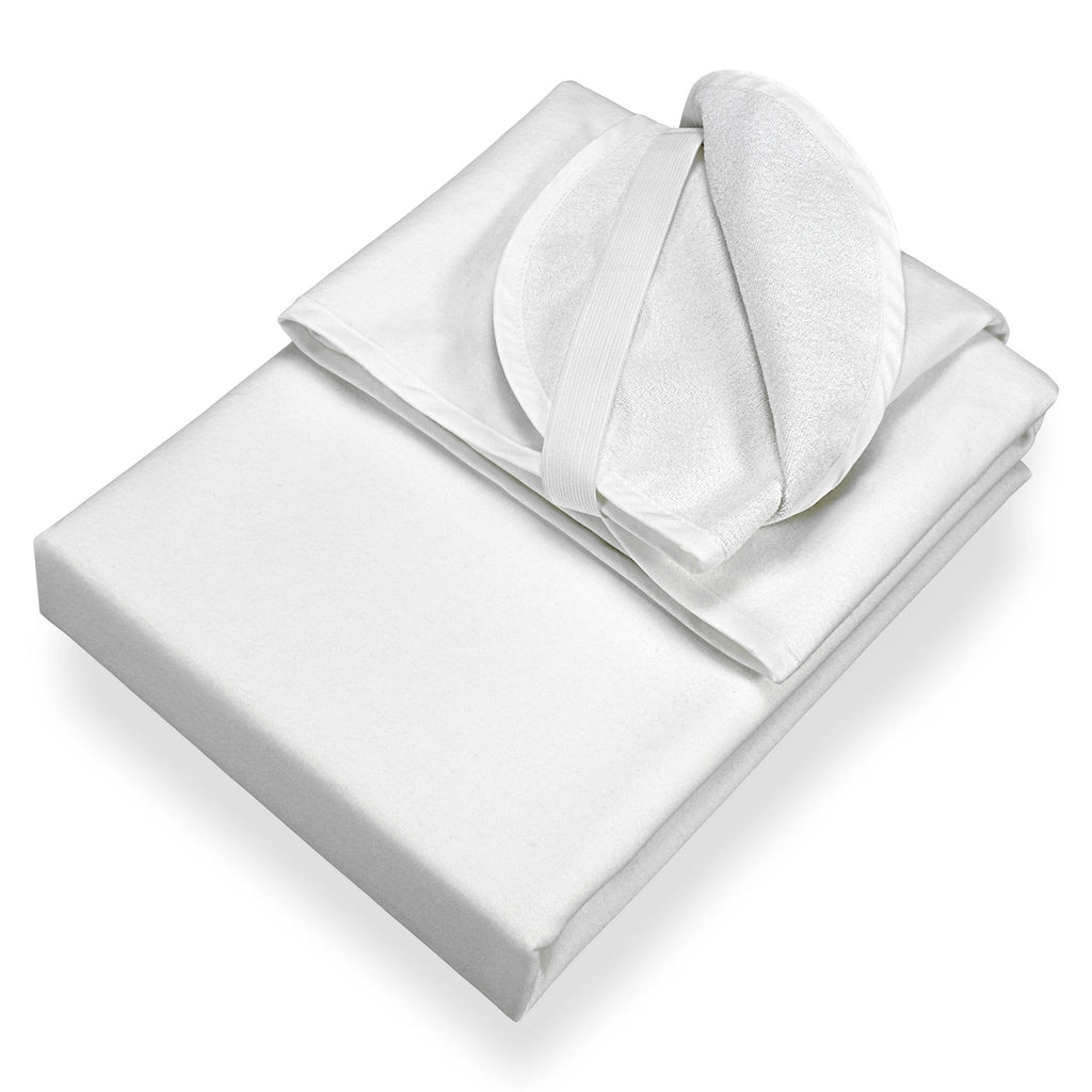 Molton-frotté madrassbeskytter 60x120 cm vendbar forfra