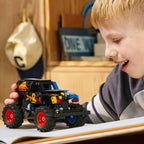 Montert Monster Jam™ Grave Digger™ ild og is med trekkmotor