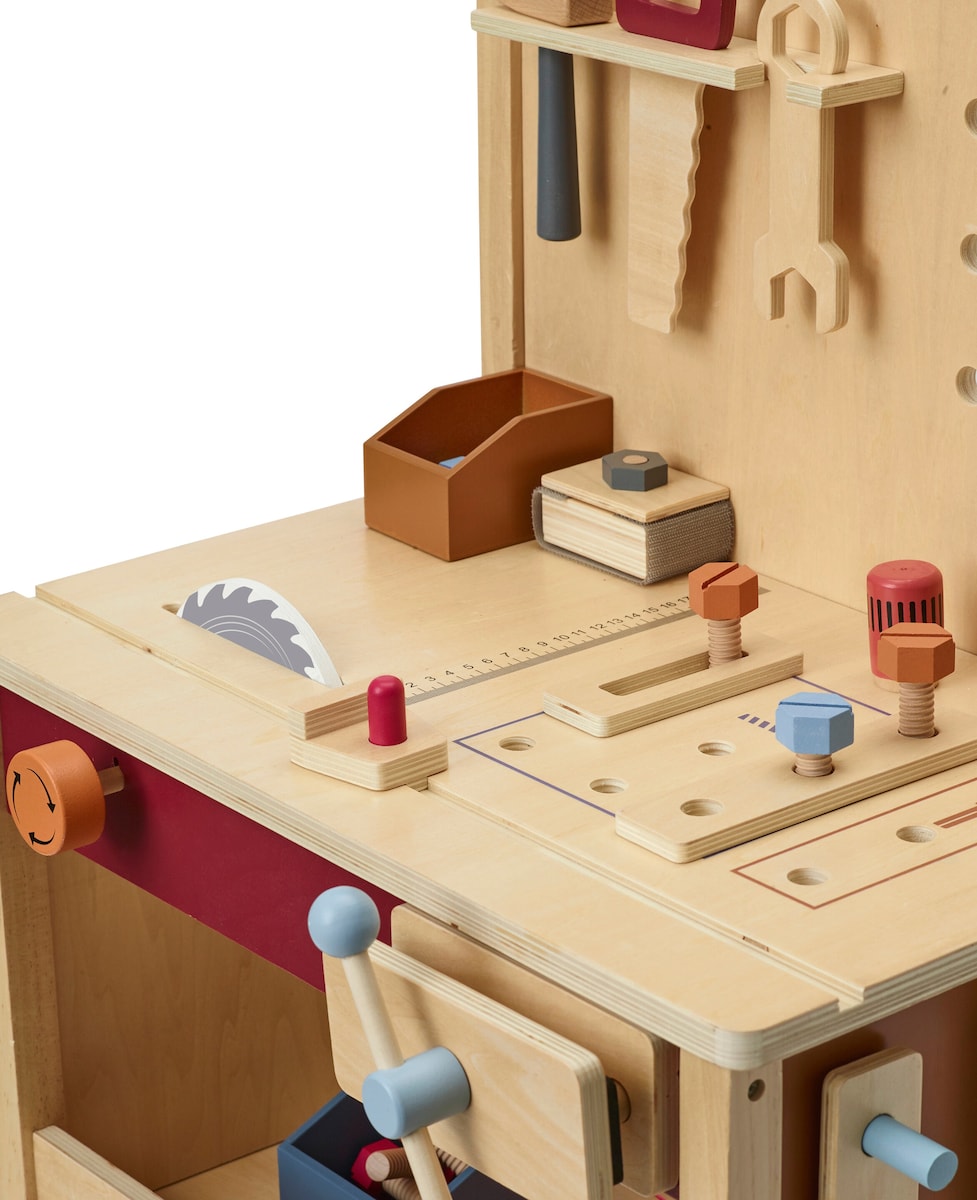 Montert Arbeidsbenk Kid's Hub i tre