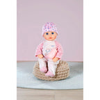 Montert Dukke Anna 36 cm med stoffkropp i leke