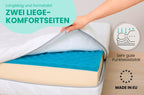 Montert Madrass AloeVera Fresh 90 x 200 cm lommemadrass på seng