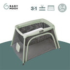 Montert Reiseseng 3-i-1 Moov & Comfy med åpen side