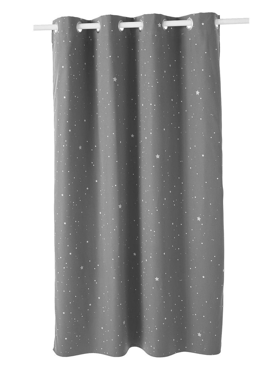 Mørkleggingsgardin med lysende stjerner, polyester forfra