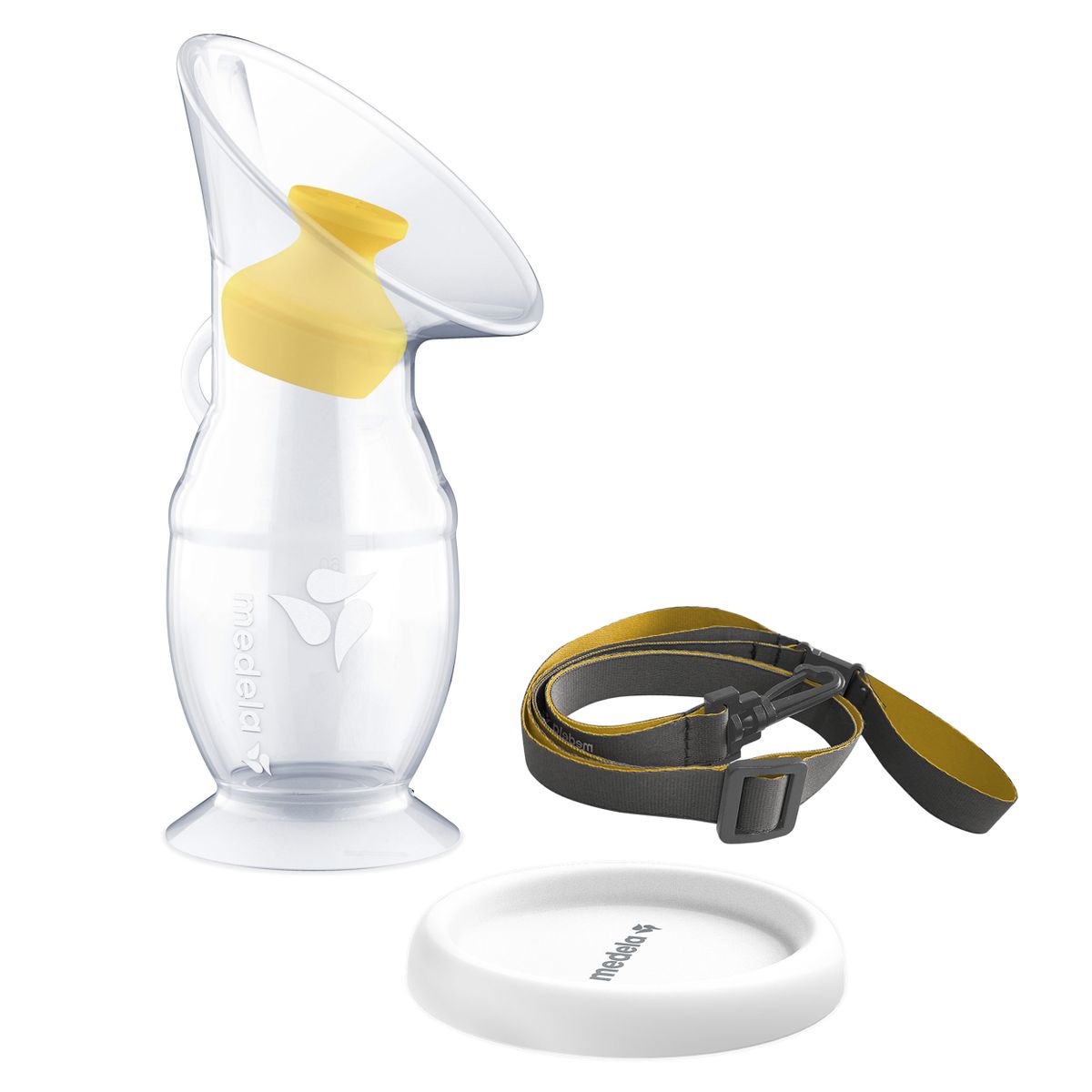 Morsmelkoppsamler i silikon 100 ml, BPA-fri Medela forfra