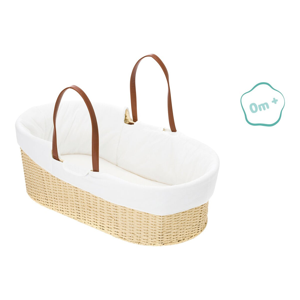 Moseskurv med madrass 86x45x31 cm, opptil 9 kg bakside