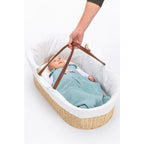 Moseskurv med madrass 86x45x31 cm, opptil 9 kg sideprofil