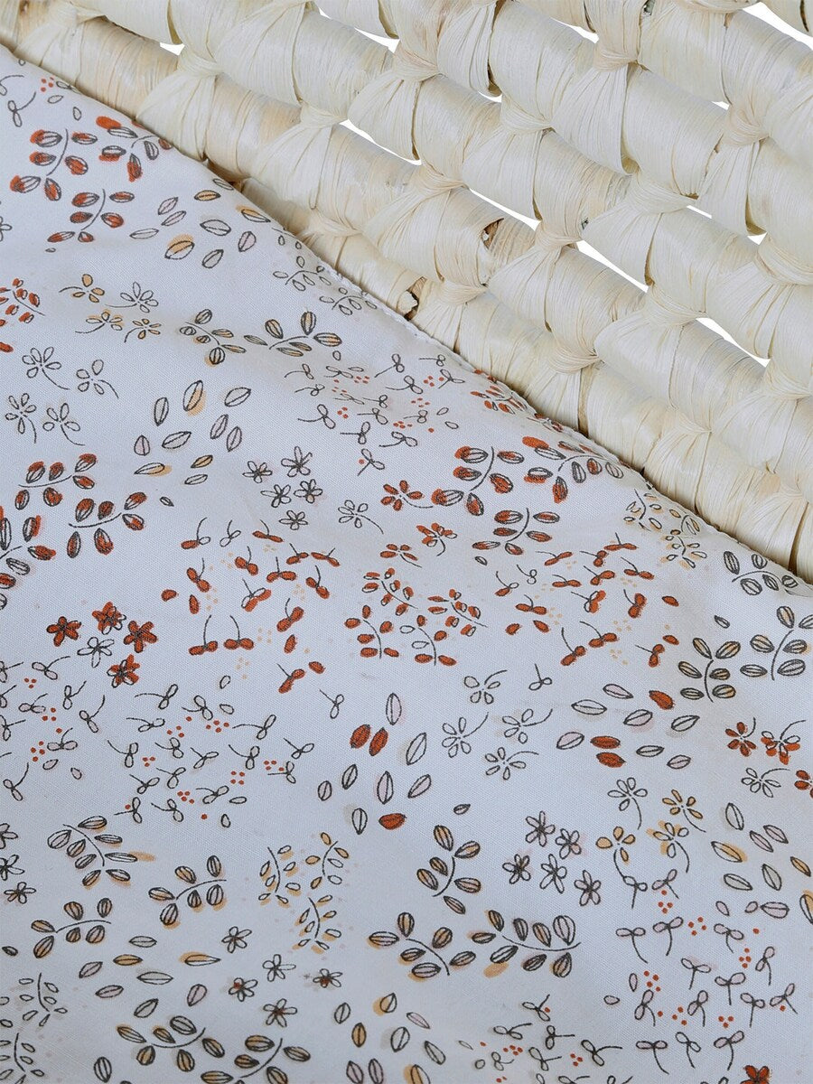 Montert Moseskurv for dukker MINI FLORA maisfiber med madrass