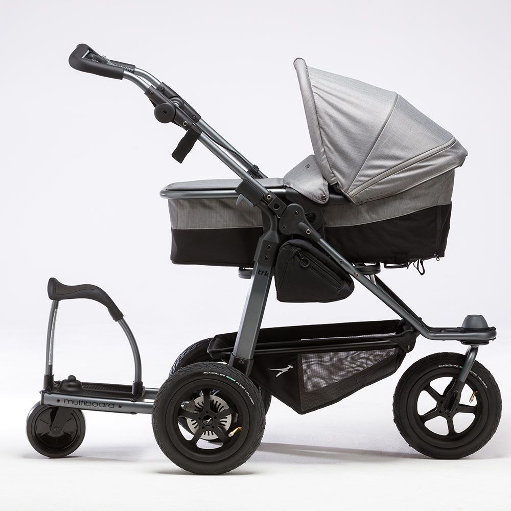 Bakside av Multiboard ståbrett med sete til Mono, Duo, Joggster og Twin