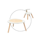 Forfra av Multifunksjonsbord MuTable V2 med trestol fra Stokke