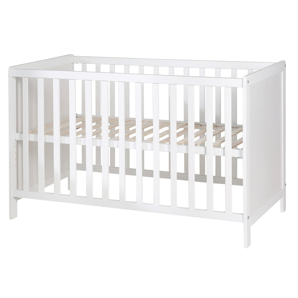 Montert multifunksjonsseng med bedside-funksjon 60x120 cm stjerner grå