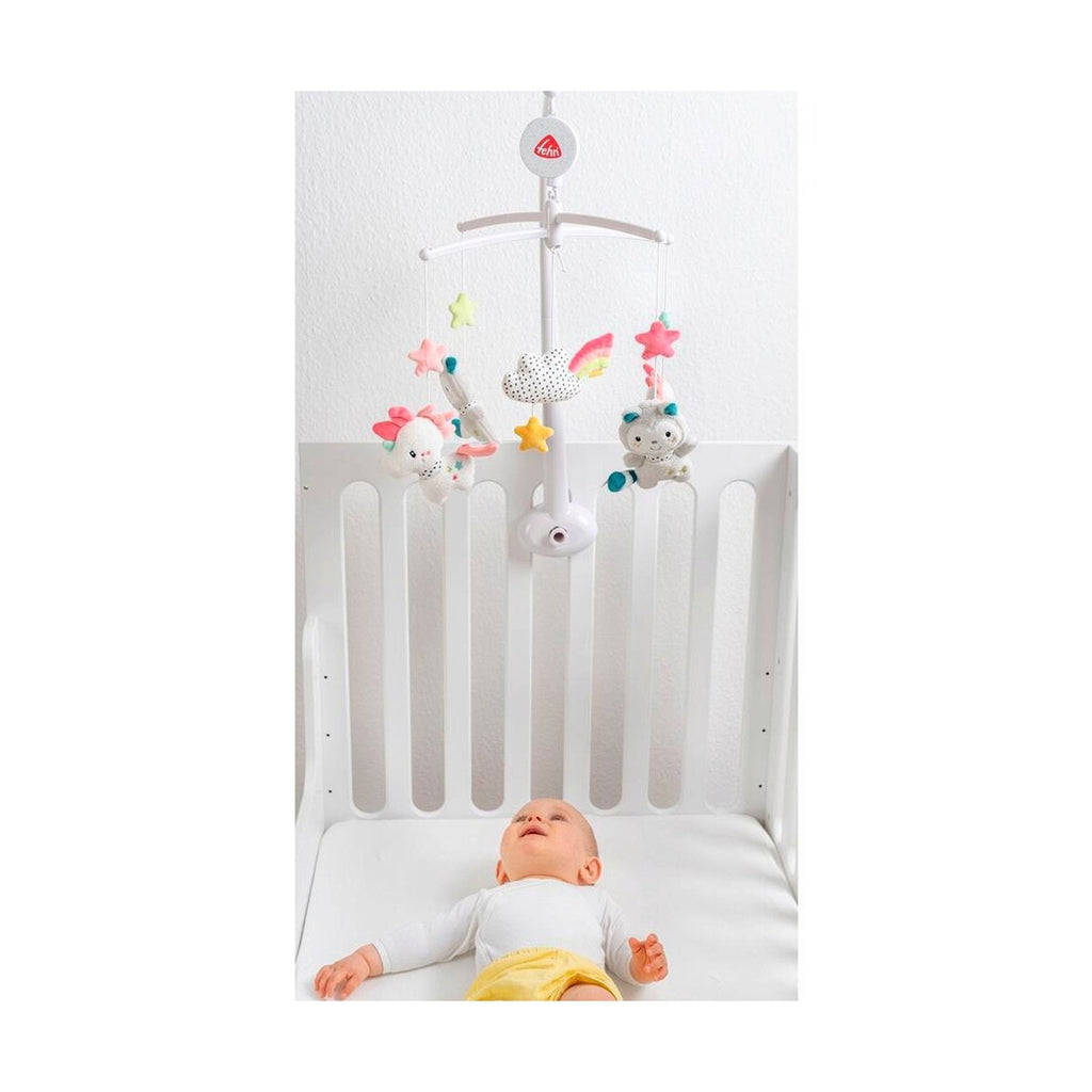 Musikk-uro Aiko & Yuki Ø 40 cm sett fra siden med figurer