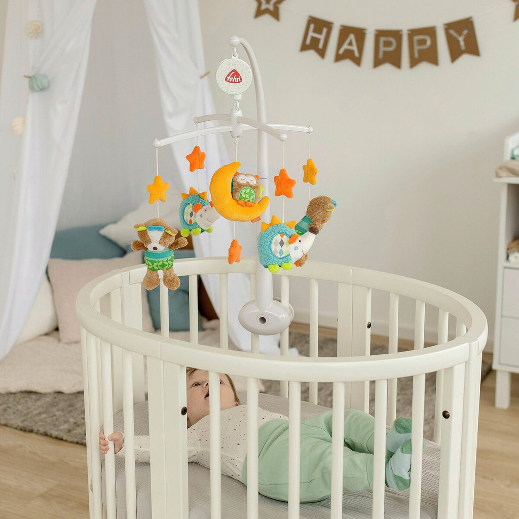 Musikk-uro Sleeping Forest Ø 40 cm 0-5 mnd montert på babyseng