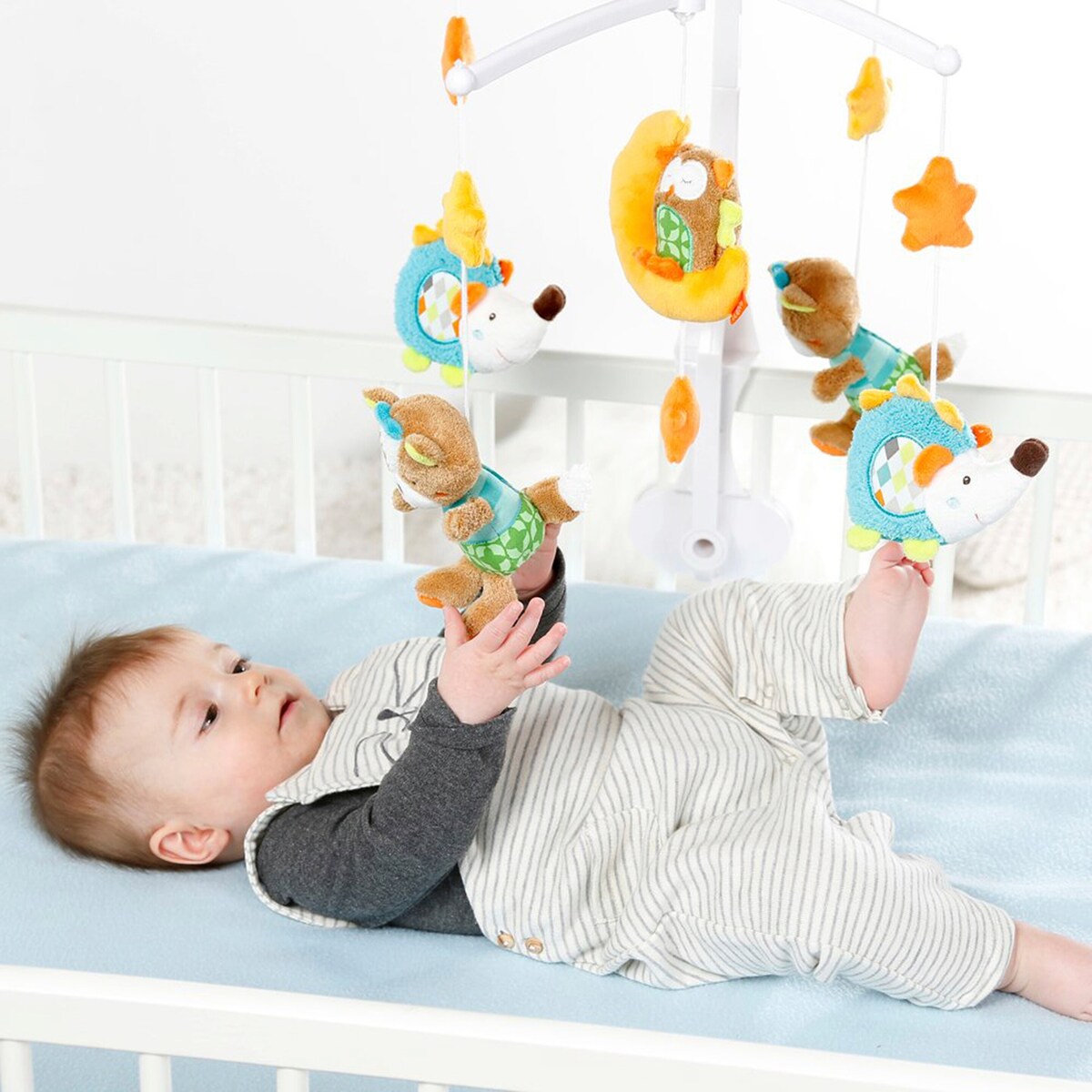 Musikk-uro Sleeping Forest Ø 40 cm 0-5 mnd mykt materiale