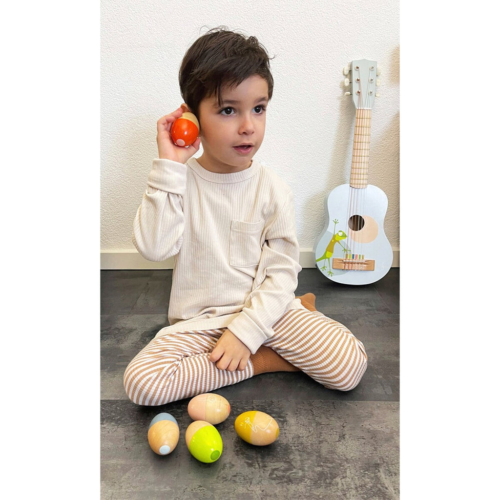 Musikkegg i tre 5-pakning fra 6 mnd nærbilde av musikksymbol