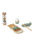 Musikkinstrumenter i tre 4-delers sett FSC® forfra