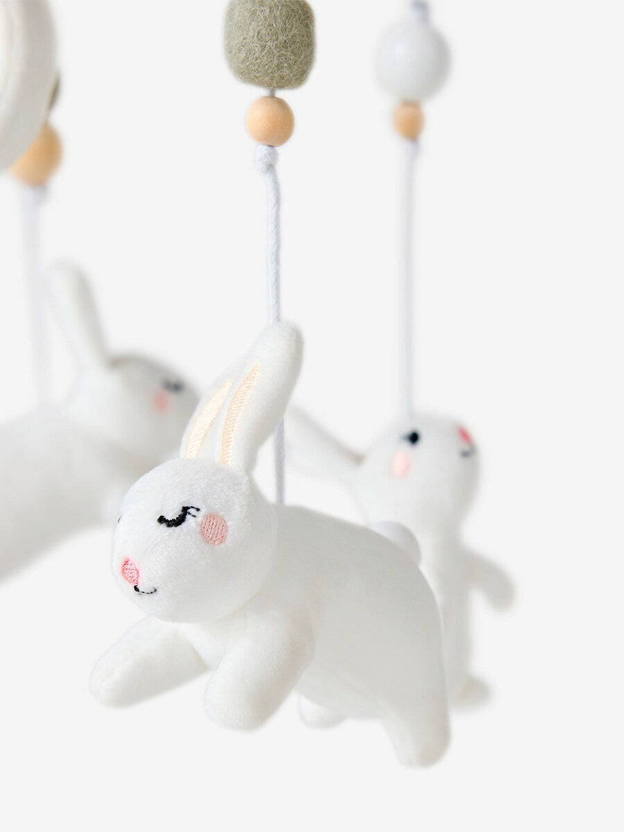 Detalj av kaninfigurer på Musikkmobile HASE