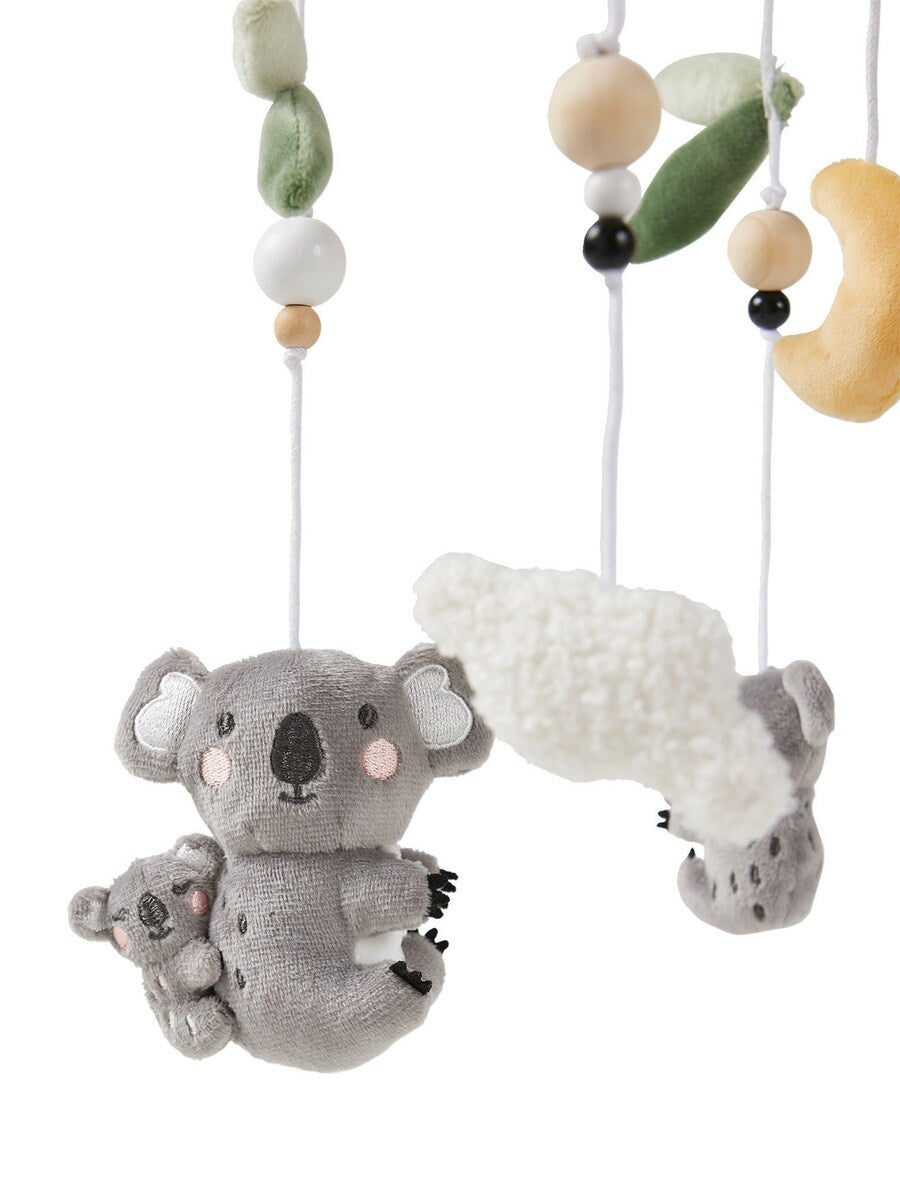 Detalj av Musikkmobile KOALA med koalaer og skyer