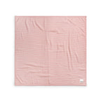 Muslinteppe Embroidery Anglaise Pink 80x80 cm bakside