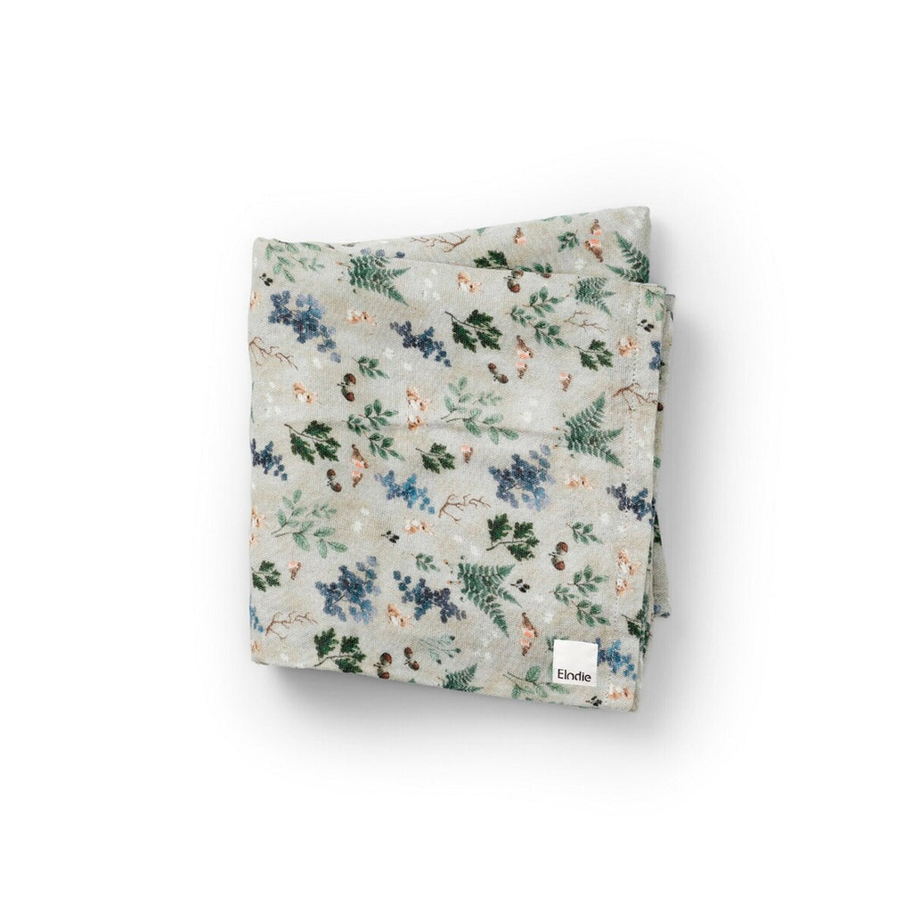 Muslinteppe Fairytale Forest bambus/bomull 80x80 cm forfra