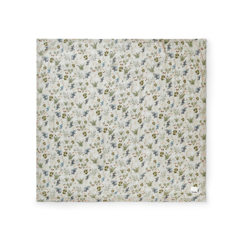 Muslinteppe Fairytale Forest bambus/bomull 80x80 cm bakside